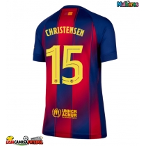 Camisa de Futebol Barcelona Andreas Christensen #15 Equipamento Principal Mulheres 2025-26 Manga Curta